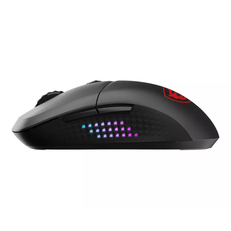 Mysz gamingowa MSI VERSA 300 ELITE WIRELESS, praworęczna, RF Wireless + Bluetooth + USB Type-C, optyczna, 26000 DPI
