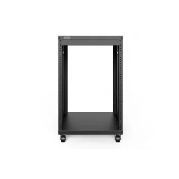 DIGITUS 16U szafa AVS 780x507x460 mm otwory montażowe gwintowane kółka czarna