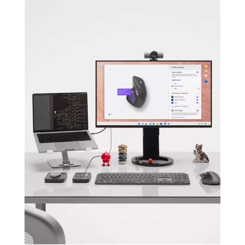 LOGITECH Mx Master 4 - Mysz bezprzewodowa - Grafit