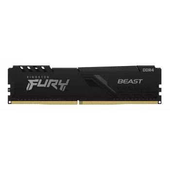 Kingston Technology FURY Beast 8GB 3200MT/s DDR4 CL16 DIMM Czarny