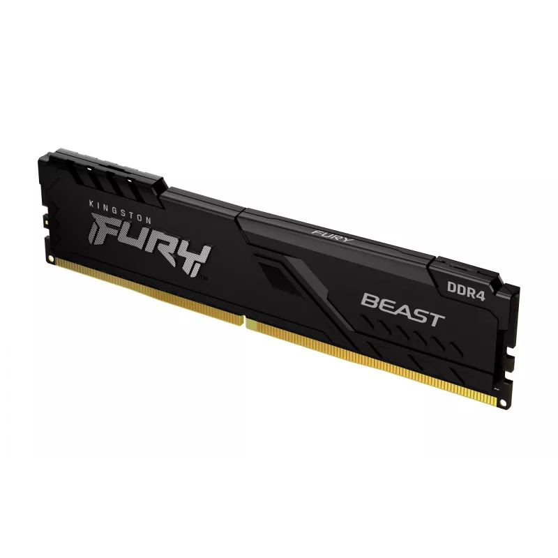 Kingston Technology FURY Beast 8GB 3200MT/s DDR4 CL16 DIMM Czarny