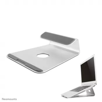 Podstawka pod laptopa Neomounts NSLS025 10-17 cala - uniwersalna, srebrna, aluminiowa, 25,4 cm (10 cali), 43,2 cm (17 cali), 5 kg