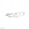 Podstawka pod laptopa Neomounts NSLS025 10-17 cala - uniwersalna, srebrna, aluminiowa, 25,4 cm (10 cali), 43,2 cm (17 cali), 5 kg