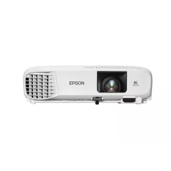 Projektor biurkowy Epson EB-W49 — 3LCD, WXGA 1280×800, 3800 ANSI lm, 16:10, 1.2x zoom ręczny, 2.7 kg, biały