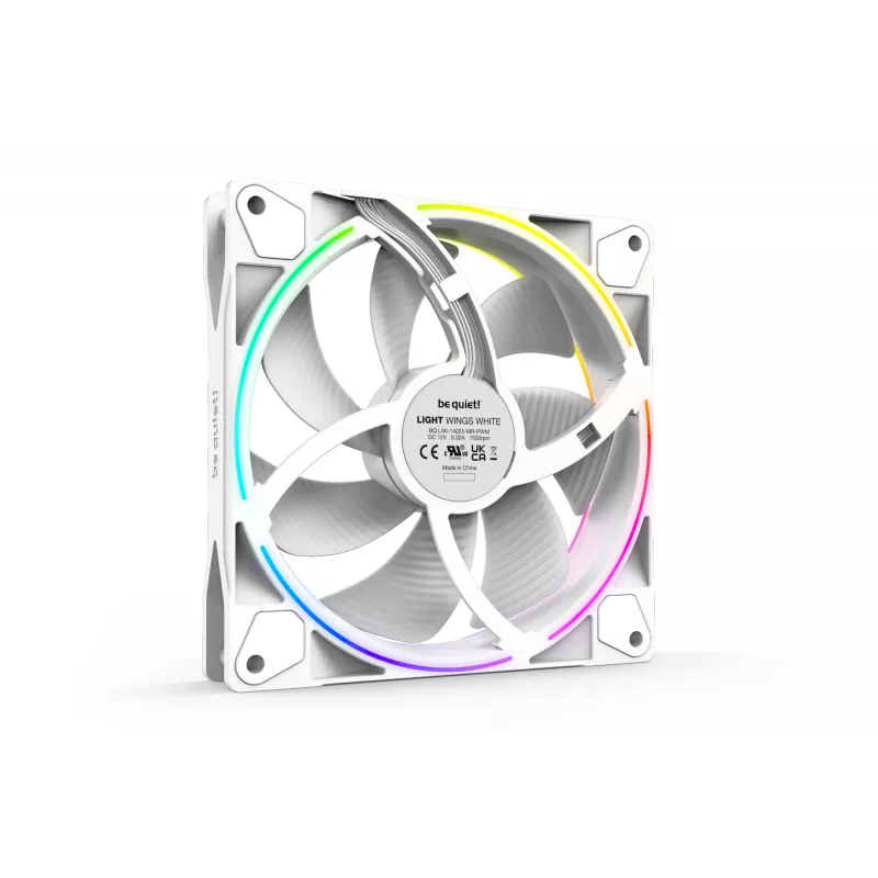 be quiet! Light Wings White | 140mm PWM Triple Pack Wentylator do obudowy komputera 14 cm 3 szt.