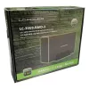 LC-POWER Lc-35u3-rid-2, zewnętrzna obudowa na 2 dyski twarde 3.5 cala z funkcją RAID, aluminium, czarna