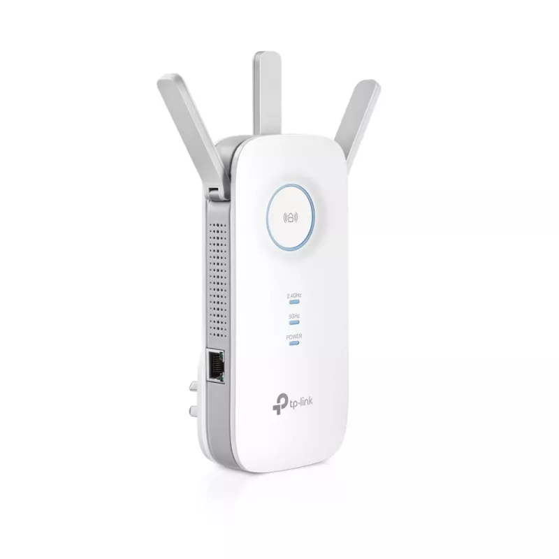 TP-Link RE450 Nadajnik i odbiornik sieciowy Biały 10, 100, 1000 Mbit/s