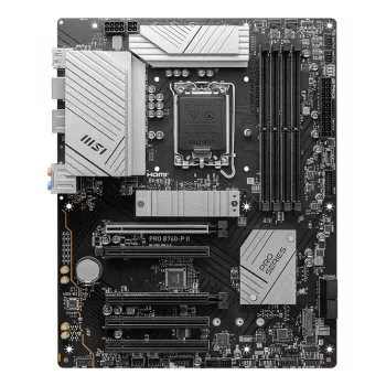 Płyta główna MSI PRO B760‑P II ATX – Intel B760, LGA 1700, DDR5, 4x DIMM, 256 GB, 2.5Gb LAN, HDMI 2.1, 2x M.2