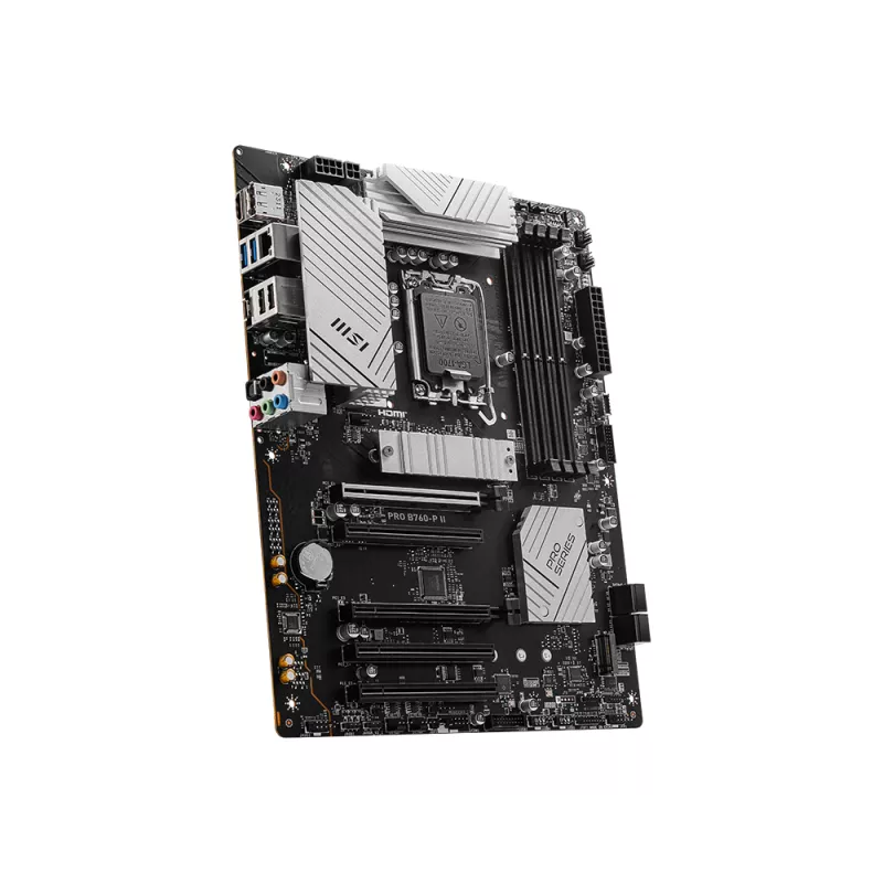 Płyta główna MSI PRO B760‑P II ATX – Intel B760, LGA 1700, DDR5, 4x DIMM, 256 GB, 2.5Gb LAN, HDMI 2.1, 2x M.2