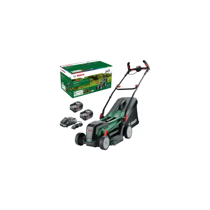 Bosch 37-550 Kosiarka prowadzona ręcznie Bateria Czarny, Zielony