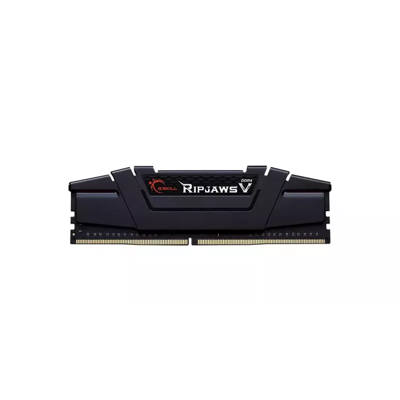 DIMM 16 GB DDR4-4000 (2x 8 GB) Dual-Kit, Arbeitsspeicher schwarz, F4-4000C18D-16GVK, Ripjaws V, INTEL XMP