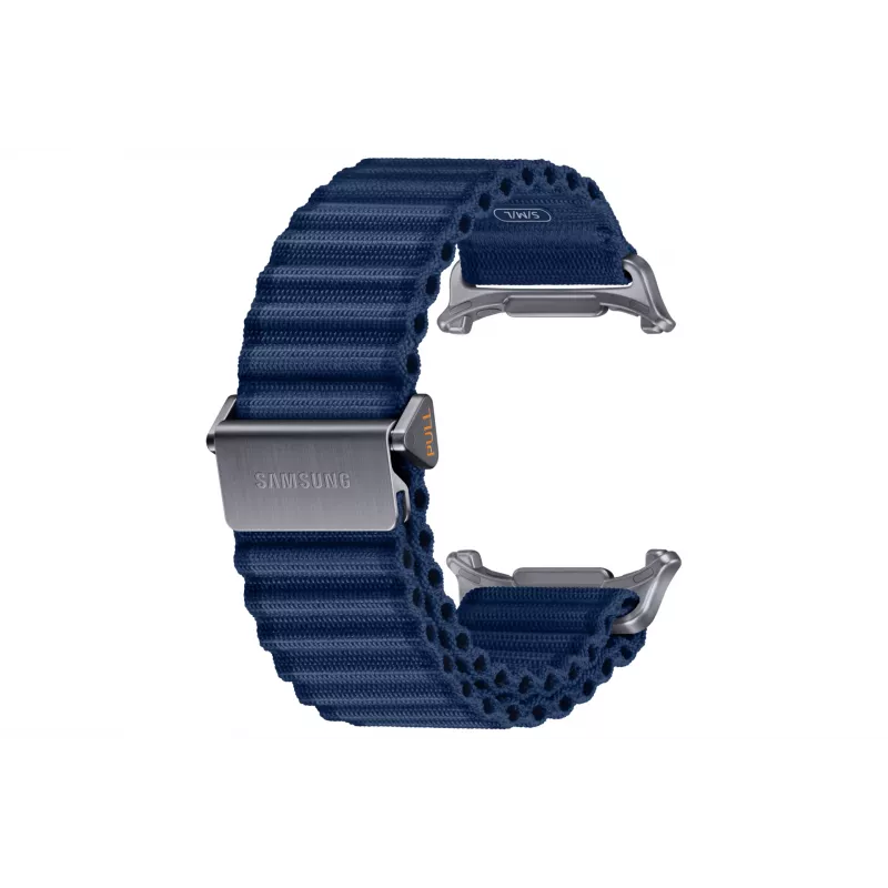 Samsung Trail Band do Galaxy Watch Ultra, Pasek, Smartwatch, Niebieski, Samsung, Galaxy Watch Ultra, Tytan, Nylon, Stal nierdzewna