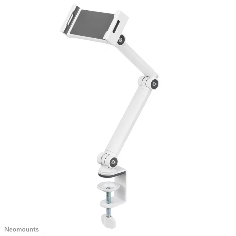 Neomounts DS15-545WH1 Uchwyt na tablet z zaciskiem biurkowym 4.7-12.9 cala - uniwersalny - pełny zakres ruchu
