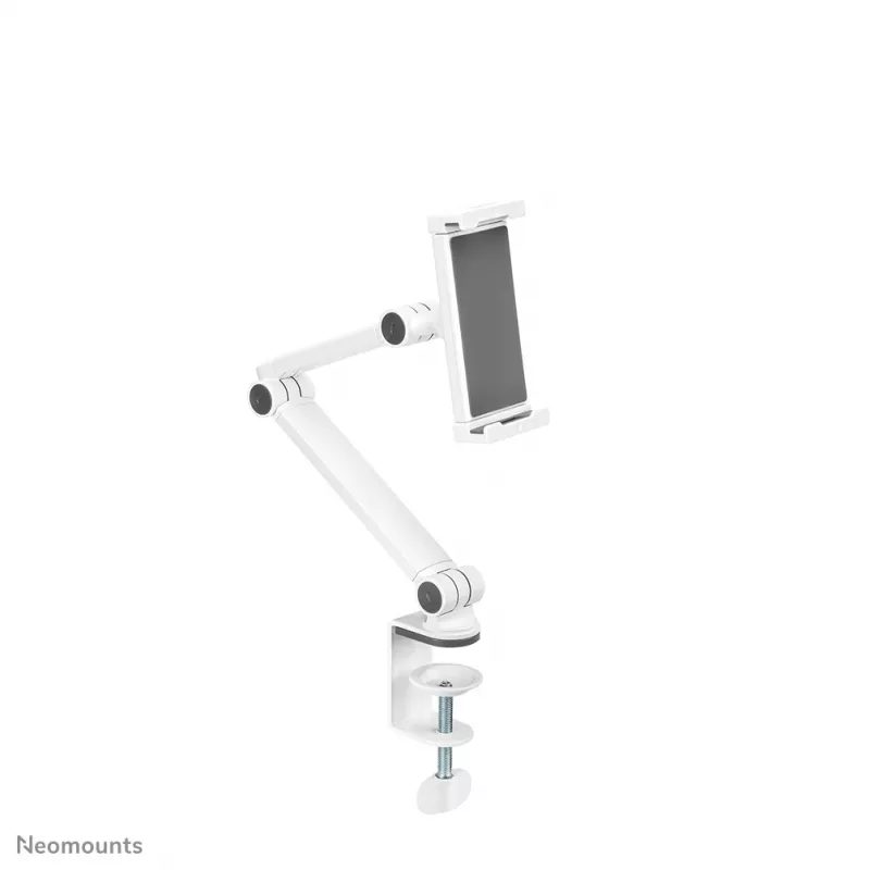 Neomounts DS15-545WH1 Uchwyt na tablet z zaciskiem biurkowym 4.7-12.9 cala - uniwersalny - pełny zakres ruchu