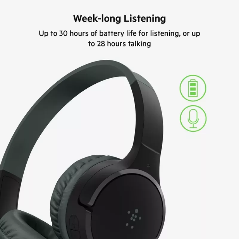 BELKIN Headset Kids - Soundform Kids - Stereo - Czarny