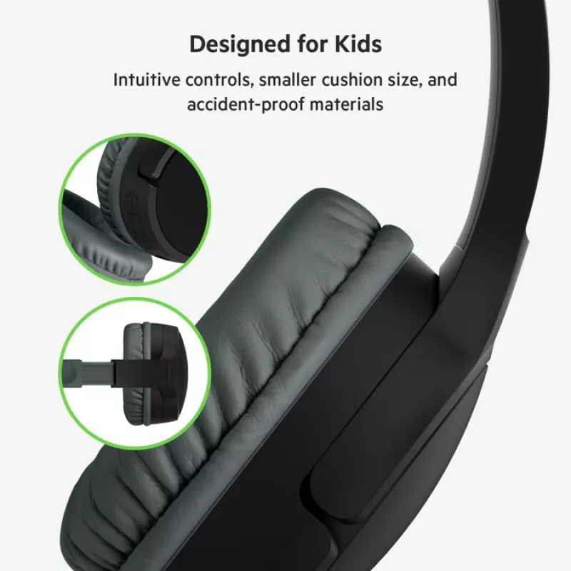BELKIN Headset Kids - Soundform Kids - Stereo - Czarny