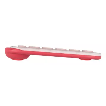 LOGITECH Klawiatura bezprzewodowa - Pop Icon Keys - Różowo-biała Qwerty Uk