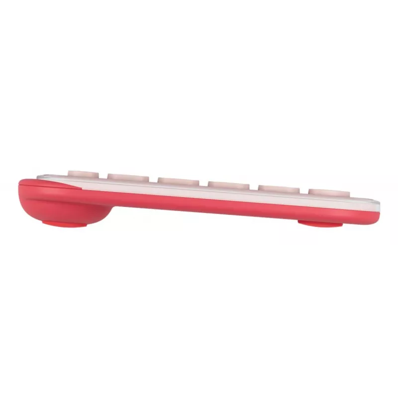 LOGITECH Klawiatura bezprzewodowa - Pop Icon Keys - Różowo-biała Qwerty Uk