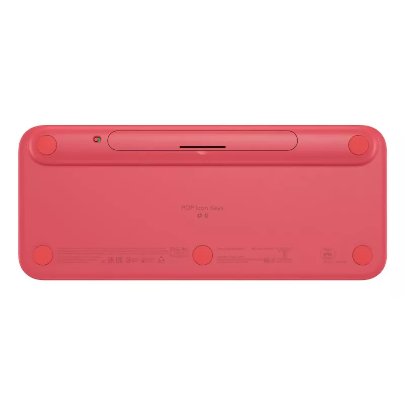 LOGITECH Klawiatura bezprzewodowa - Pop Icon Keys - Różowo-biała Qwerty Uk