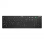 Klawiatura medyczna Contour Design Active Key Contour QuickClean z wymienną nakładką, pełnowymiarowa, bezprzewodowa, czarna, DE C8112