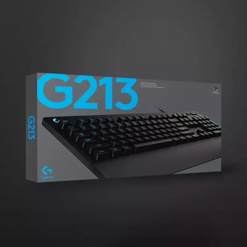 Klawiatura gamingowa Logitech G G213 Prodigy Full-size RGB LED przewodowa