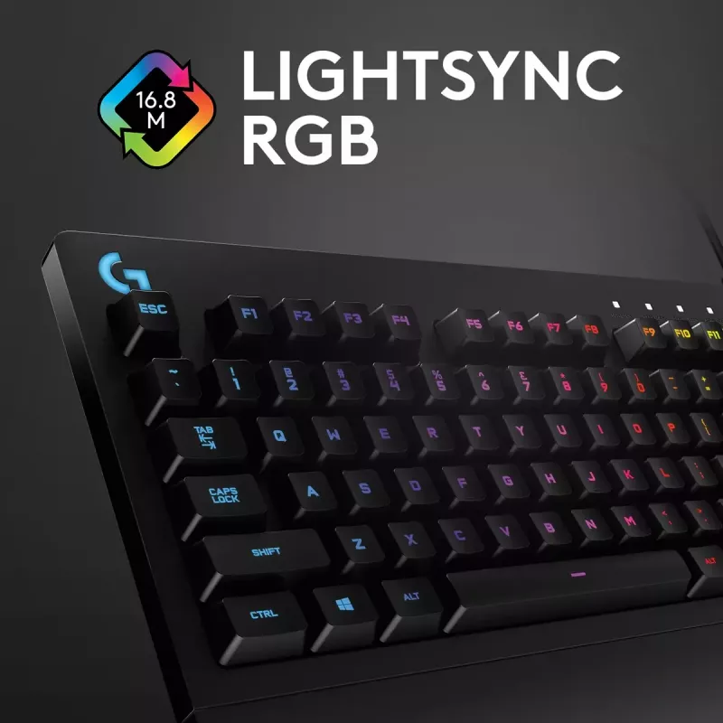 Klawiatura gamingowa Logitech G G213 Prodigy Full-size RGB LED przewodowa