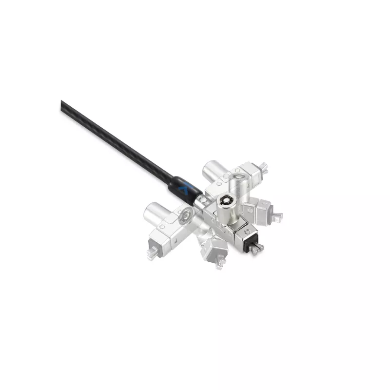 Kensington cienki N17 2.0 Keyed Laptop Lock for Wedge-Shaped Slots - Master Keyed