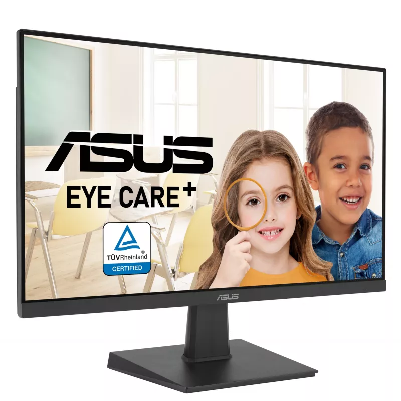 27-calowy monitor ASUS VA27EHF IPS LCD, Full HD 1920x1080, 1 ms, kąty widzenia 178°, VESA, czarny