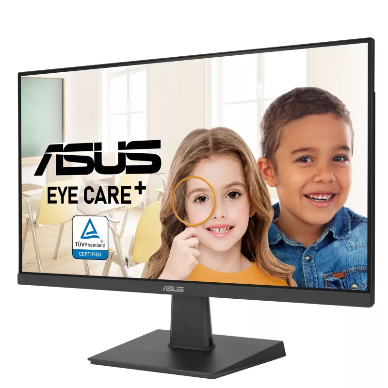 27-calowy monitor ASUS VA27EHF IPS LCD, Full HD 1920x1080, 1 ms, kąty widzenia 178°, VESA, czarny