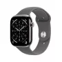 APPLE Watch Series 11 GPS + Cellular 42mm naturalna obudowa tytanowa z paskiem Sport Band w kolorze Stone Grey M/L