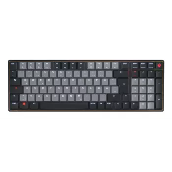 Klawiatura CHERRY KW 550 MX LP do domu/biura USB + Bluetooth QWERTZ Czarny