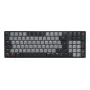 Klawiatura CHERRY KW 550 MX LP do domu/biura USB + Bluetooth QWERTZ Czarny