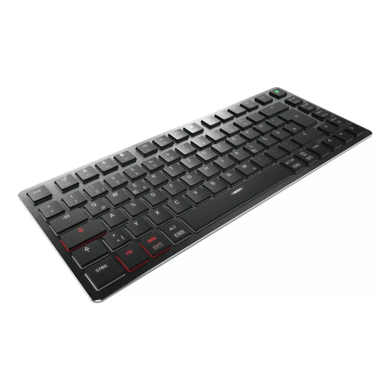Klawiatura CHERRY KW X ULP 2.0 MINI Home/Office USB + RF Wireless + Bluetooth QWERTZ Czarny