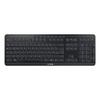 Klawiatura CHERRY Stream ultimate Home/Office USB + RF Wireless + Bluetooth QWERTZ Niemiecka Czarna