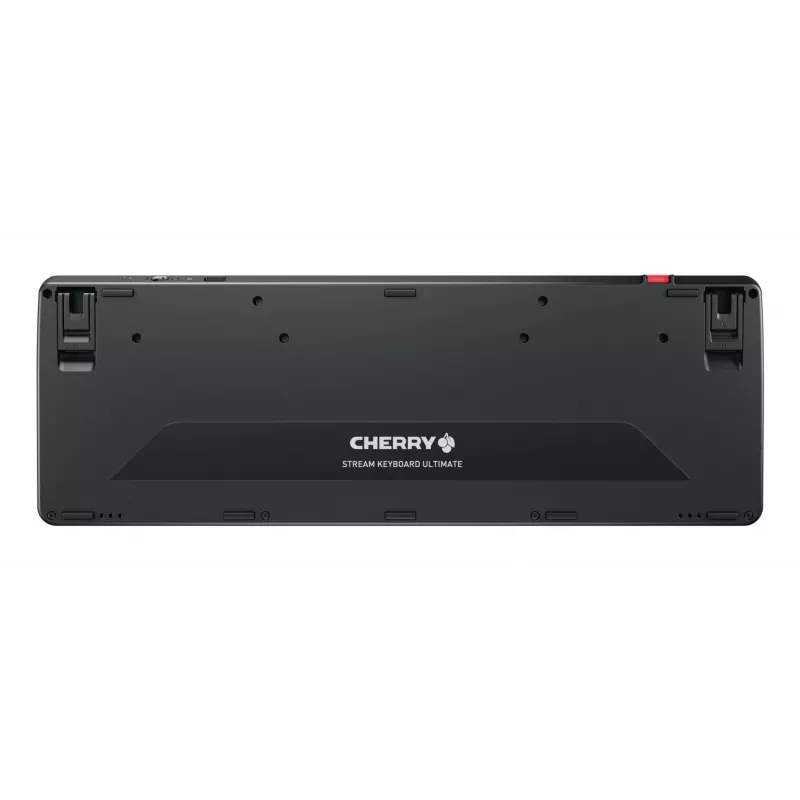 Klawiatura CHERRY Stream ultimate Home/Office USB + RF Wireless + Bluetooth QWERTZ Niemiecka Czarna
