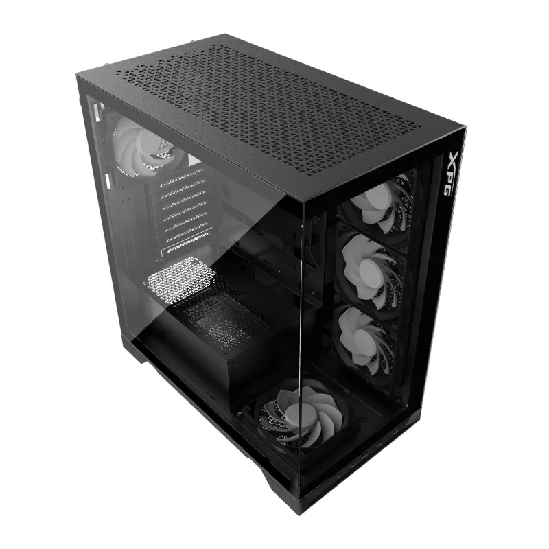 XPG INVADER X Mid-Tower Czarny, Midi Tower, PC, Czarny, ATX, micro ATX, Mini-ITX, SPCC, 17.5 cm