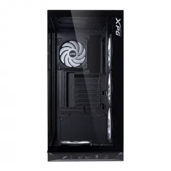 XPG INVADER X BTF MID-TOWER-CASE Black, Midi Tower, PC, Czarny, ATX, micro ATX, Mini-ATX, SPCC, Szkło hartowane, 17.5 cm