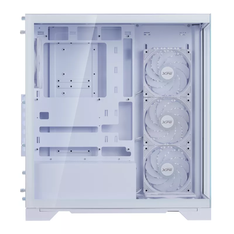 XPG INVADER X BTF MID-TOWER-CASE Biały, Midi Tower, PC, Biały, ATX, micro ATX, Mini-ATX, SPCC, Szkło hartowane, 17.5 cm