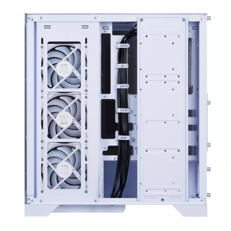 XPG INVADER X BTF MID-TOWER-CASE Biały, Midi Tower, PC, Biały, ATX, micro ATX, Mini-ATX, SPCC, Szkło hartowane, 17.5 cm