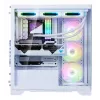 XPG INVADER X BTF MID-TOWER-CASE Biały, Midi Tower, PC, Biały, ATX, micro ATX, Mini-ATX, SPCC, Szkło hartowane, 17.5 cm