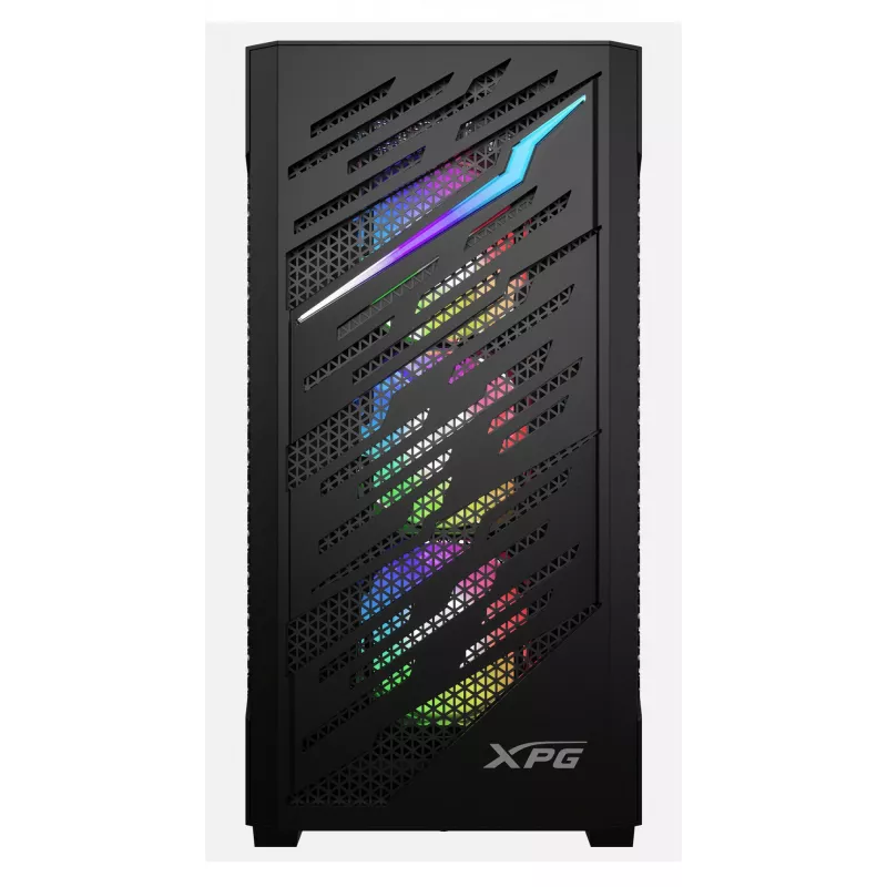 XPG STARKER AIR BTF Mid-Tower Black, Midi Tower, PC, Czarny, ATX, EATX, micro ATX, Mini-ITX, SPCC, Szkło hartowane, Gaming