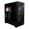 XPG STARKER AIR BTF Mid-Tower Black, Midi Tower, PC, Czarny, ATX, EATX, micro ATX, Mini-ITX, SPCC, Szkło hartowane, Gaming