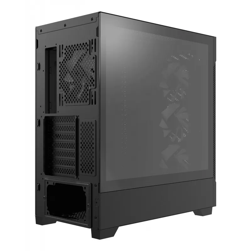 XPG STARKER AIR BTF Mid-Tower Black, Midi Tower, PC, Czarny, ATX, EATX, micro ATX, Mini-ITX, SPCC, Szkło hartowane, Gaming
