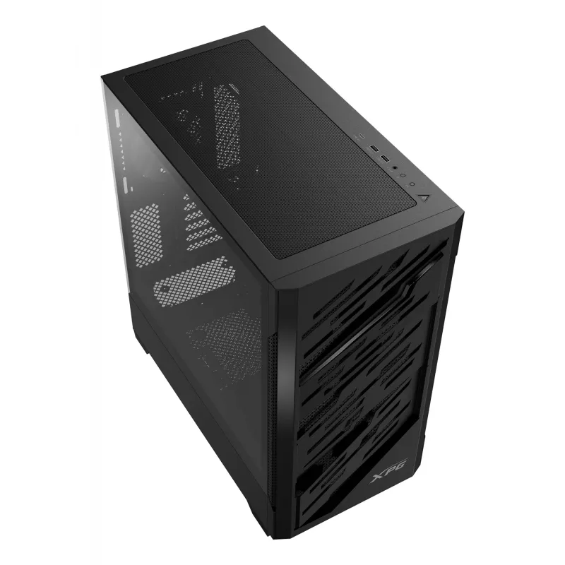 XPG STARKER AIR BTF Mid-Tower Black, Midi Tower, PC, Czarny, ATX, EATX, micro ATX, Mini-ITX, SPCC, Szkło hartowane, Gaming