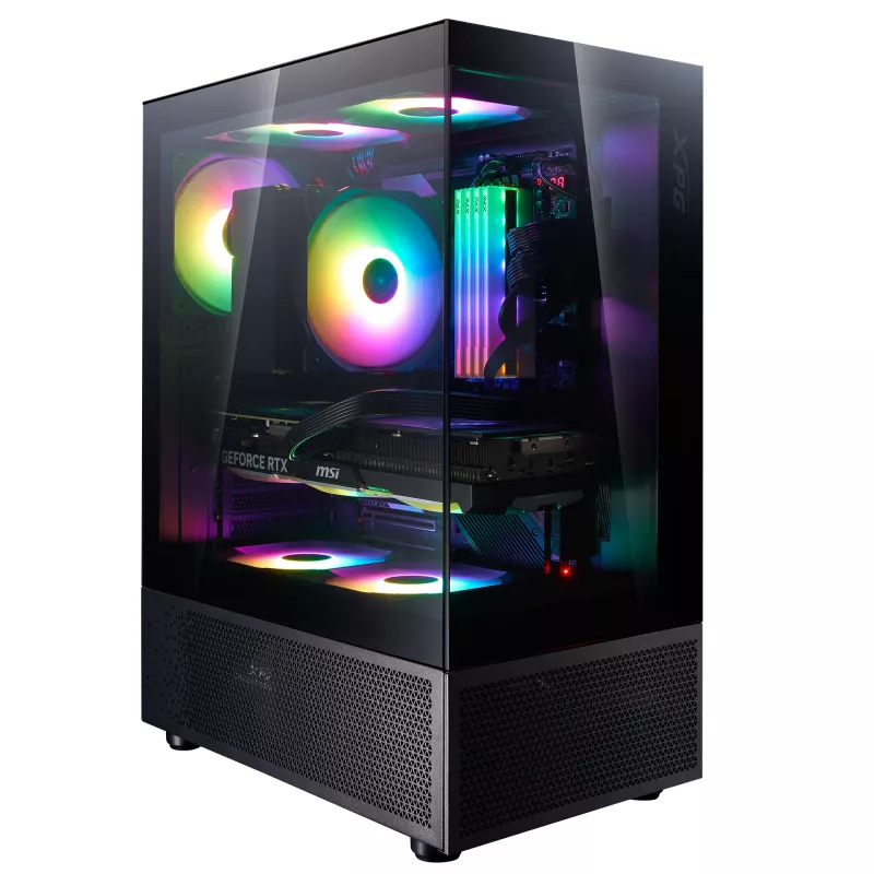 XPG INVADER X MINI KOMPAKTOWA OBUDOWA MIDI TOWER Czarny, Midi Tower, PC, Czarny, ATX, micro ATX, Mini-ITX, SPCC, 16,6 cm