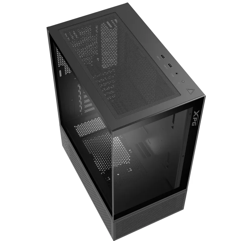 XPG INVADER X MINI KOMPAKTOWA OBUDOWA MIDI TOWER Czarny, Midi Tower, PC, Czarny, ATX, micro ATX, Mini-ITX, SPCC, 16,6 cm