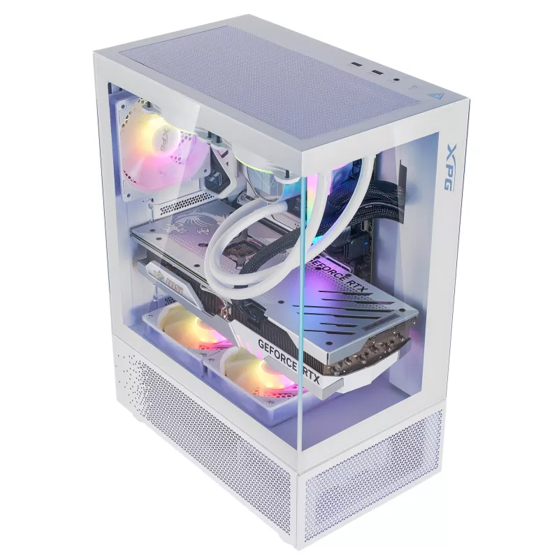 XPG INVADER X MINI KOMPAKTOWA OBUDOWA MID-TOWER biały, Midi Tower, PC, Biały, ATX, micro ATX, Mini-ITX, SPCC, 16,6 cm
