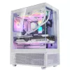 XPG INVADER X MINI KOMPAKTOWA OBUDOWA MID-TOWER biały, Midi Tower, PC, Biały, ATX, micro ATX, Mini-ITX, SPCC, 16,6 cm