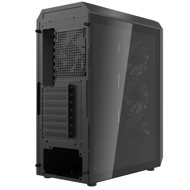XPG VALOR AIR PLUS MID-TOWER-Case Black, Midi Tower, PC, Black, ATX, micro ATX, Mini-ITX, SPCC, 16 cm