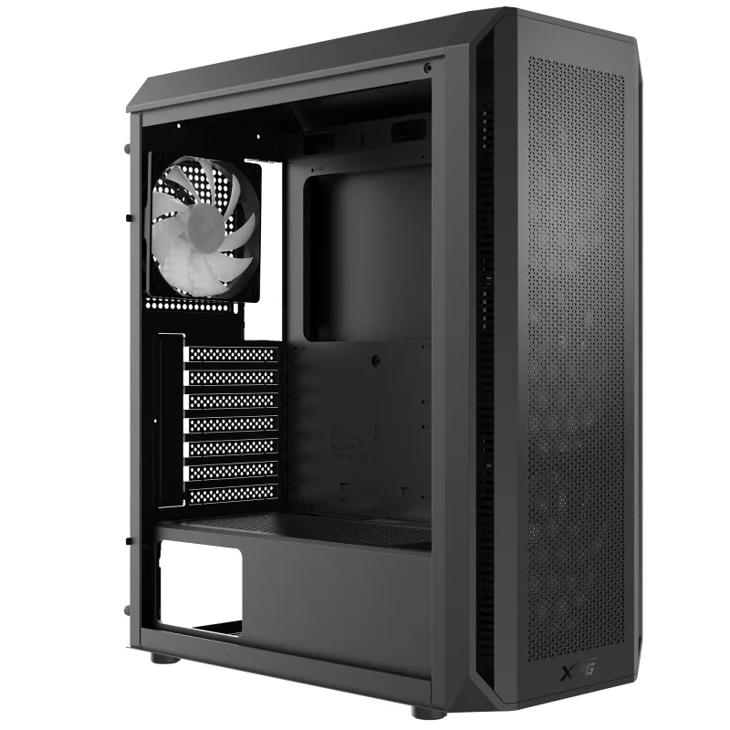 XPG VALOR AIR PLUS MID-TOWER-Case Black, Midi Tower, PC, Black, ATX, micro ATX, Mini-ITX, SPCC, 16 cm